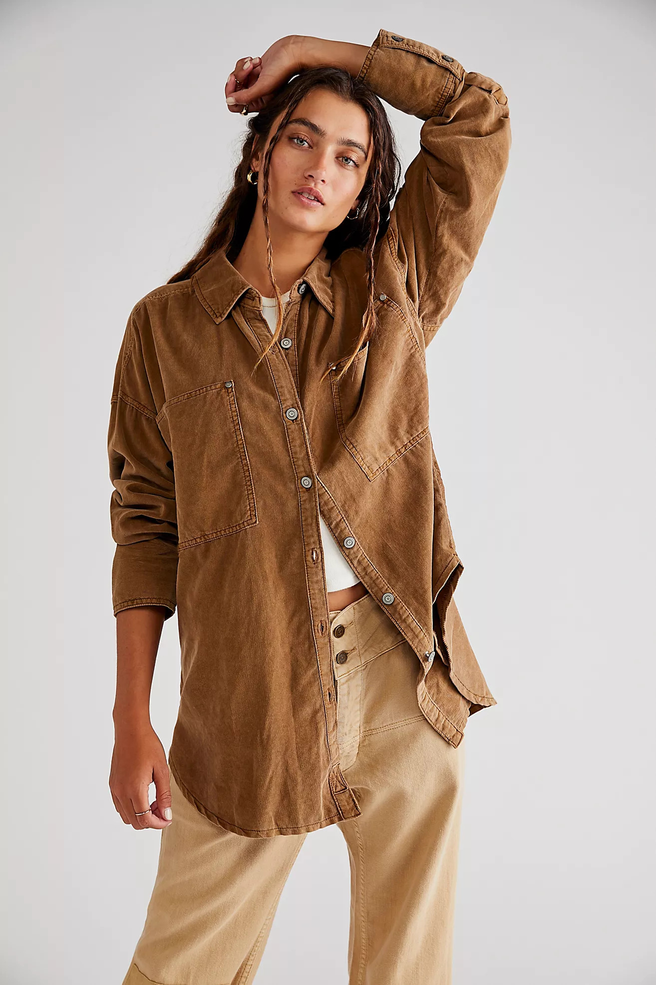 Baby Cord Buttondown | Free People (Global - UK&FR Excluded)