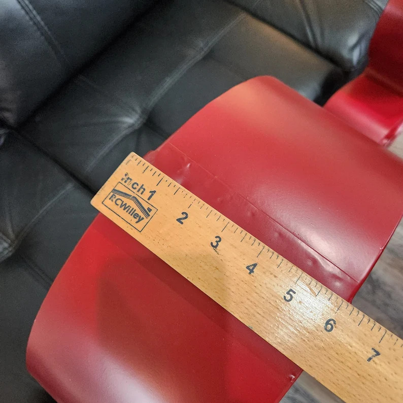 Large Red Metal Gingerbread Man Cookie Cutter Style Home Decoration Giant Wall Hanger Decor Chris... | Etsy (US)