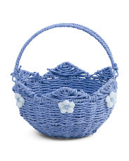 Large Cracked Egg Floral Easter Basket | Office & Storage | Marshalls | Marshalls