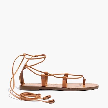The Boardwalk Lace-Up Sandal | Madewell