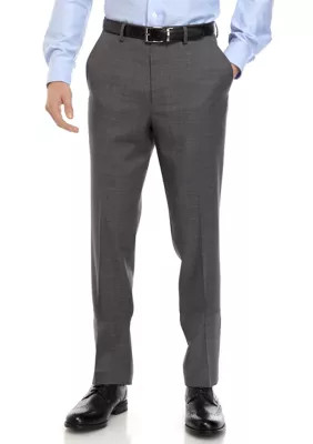 Crown & Ivy™ Gray Sharkskin Stretch Suit Separate Pants | Belk