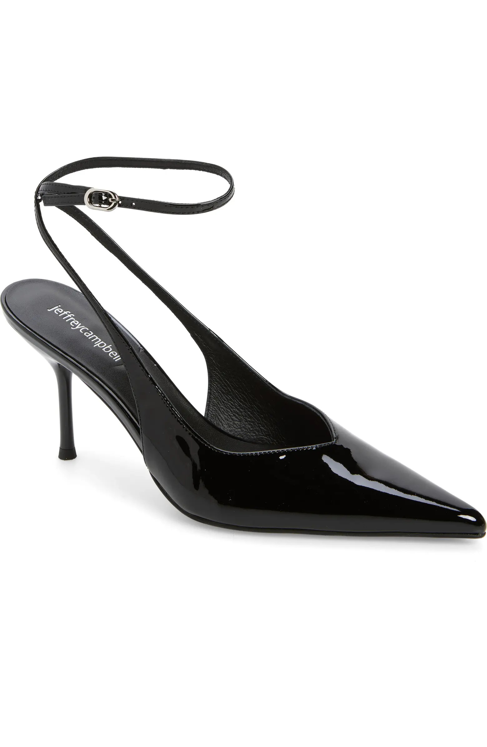 Executive Ankle Strap Pointed Toe Slingback Pump (Women) | Nordstrom