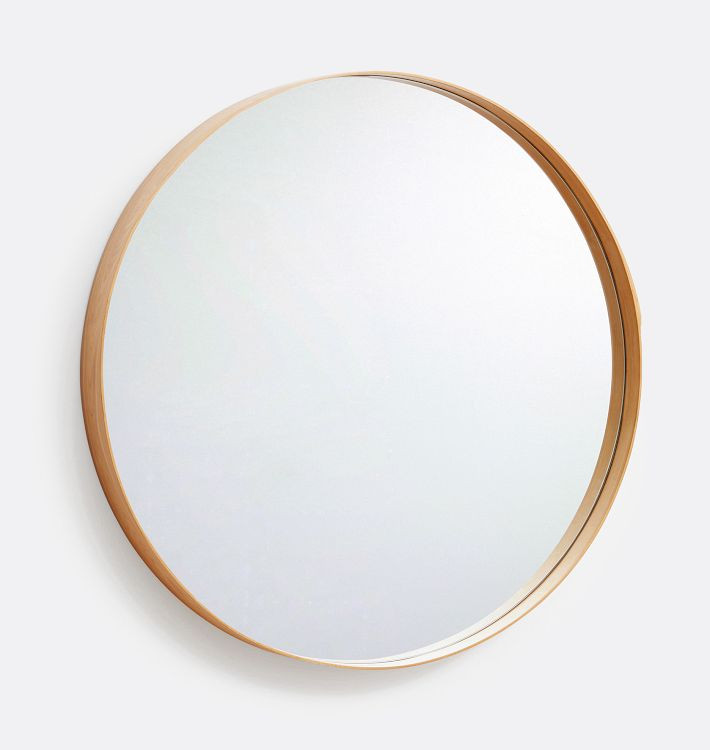 Bentwood Round Wood Mirror | Rejuvenation