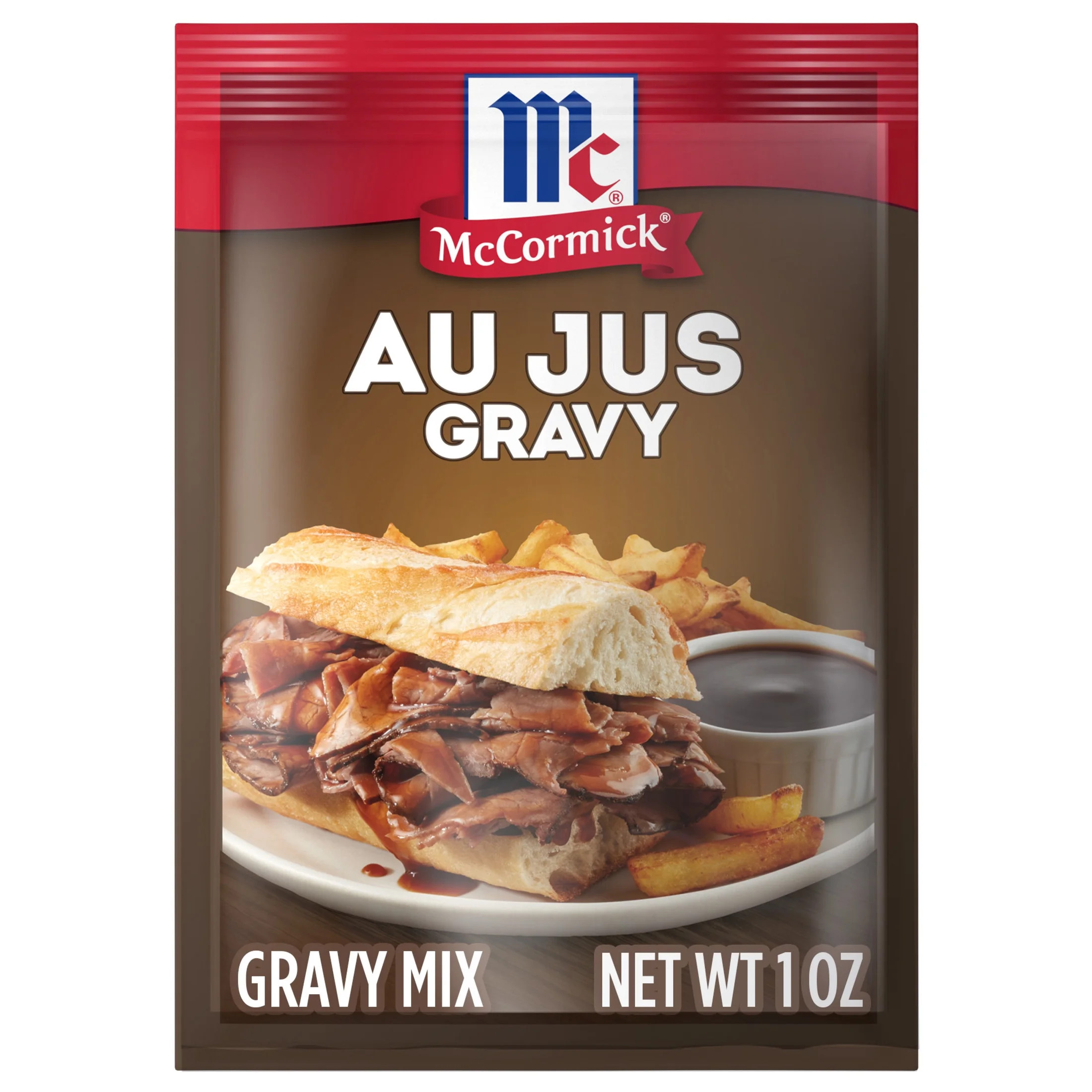 McCormick No Artificial Flavors Au Jus Gravy Seasoning Mix, 1 oz Envelope | Walmart (US)