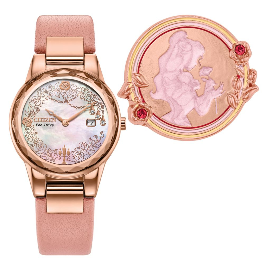 Belle Watch and Pin Set by Citizen – Beauty and the Beast | Disney Store