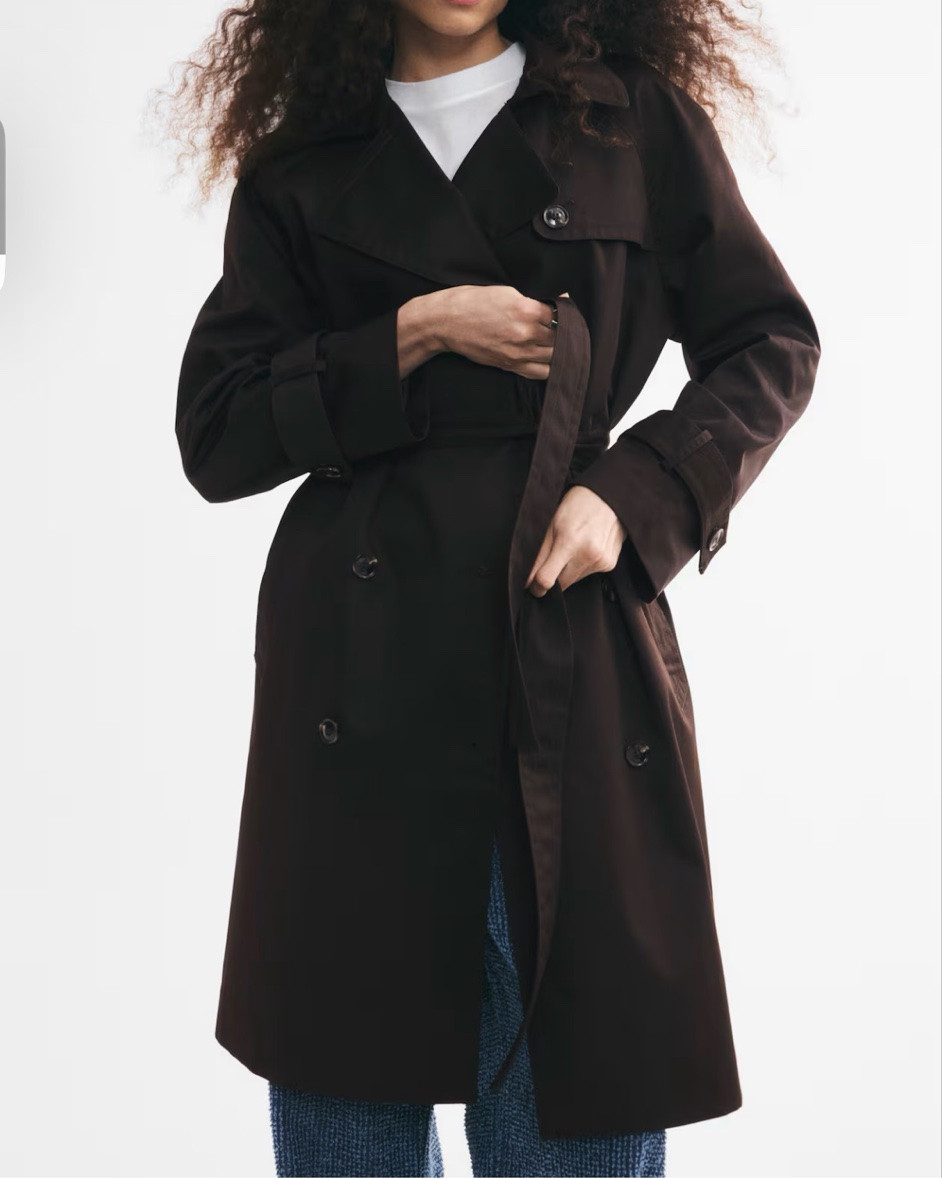 Chocolate brown trench coat

#LTKSeasonal