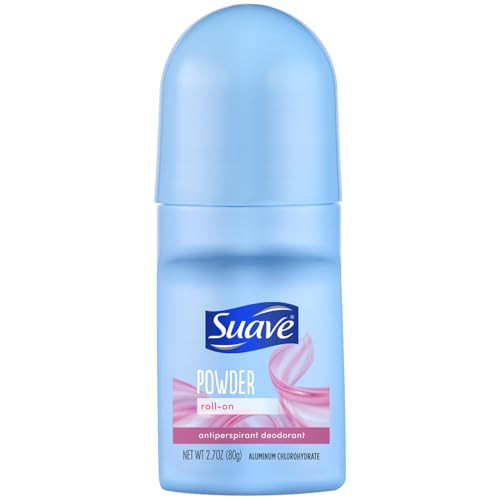 Suave Roll-On Deodorant for Women, Powder Fresh Scent – Antiperspirant Deodorant with 24H Sweat & Odor Protection, 2.7 Oz | Amazon (US)