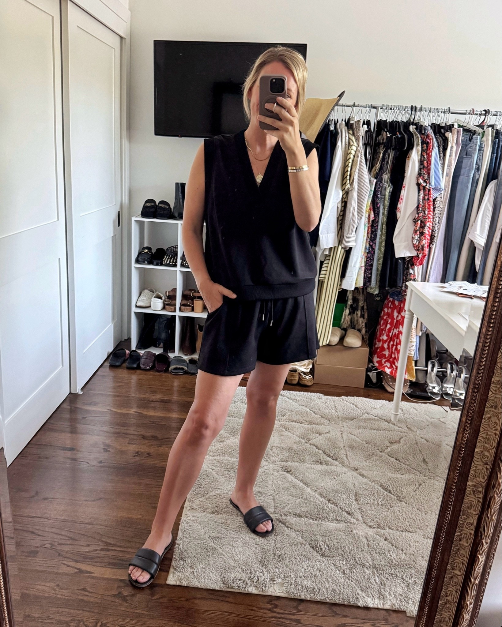 The easiest $32 summer set - wearing medium shorts and large top

#LTKootd