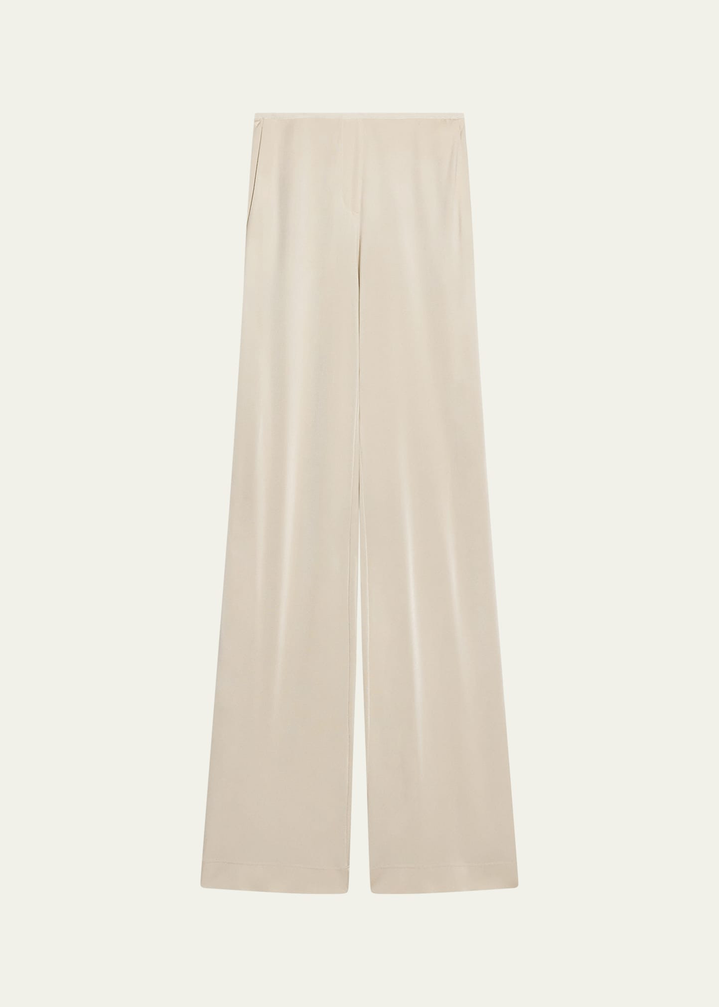 Helmut Lang Straight-Leg Fluid Pull-On Pants | Bergdorf Goodman