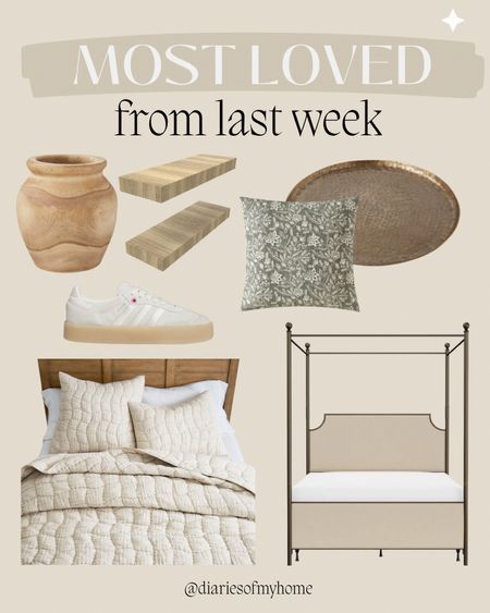 Most Loved From Last Week 🤍✨

#bestsellers #topsellers #followerfavorites #topselling #mostloved #home #decor #interiors #bedroom #quilt #canopybed #beds #bedframe #tray #walmartdecor #walmartfinds #walmarthome #betterhomesandgardens #shelves #shelf #sneakers #sambae #adidas #womenssneakers #neutrals #neutralhome #vase #affordablehome #budgetfriendly #budgetdecor #homedecoration #ideas #styling #weekend #sunday #finds 

#LTKfindsunder50 #LTKfindsunder100 #LTKhome
