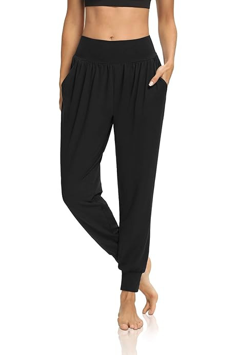 DIBAOLONG Womens Yoga Sweatpants Loose Workout Joggers Pants Comfy Lounge Pants with Pockets | Amazon (US)