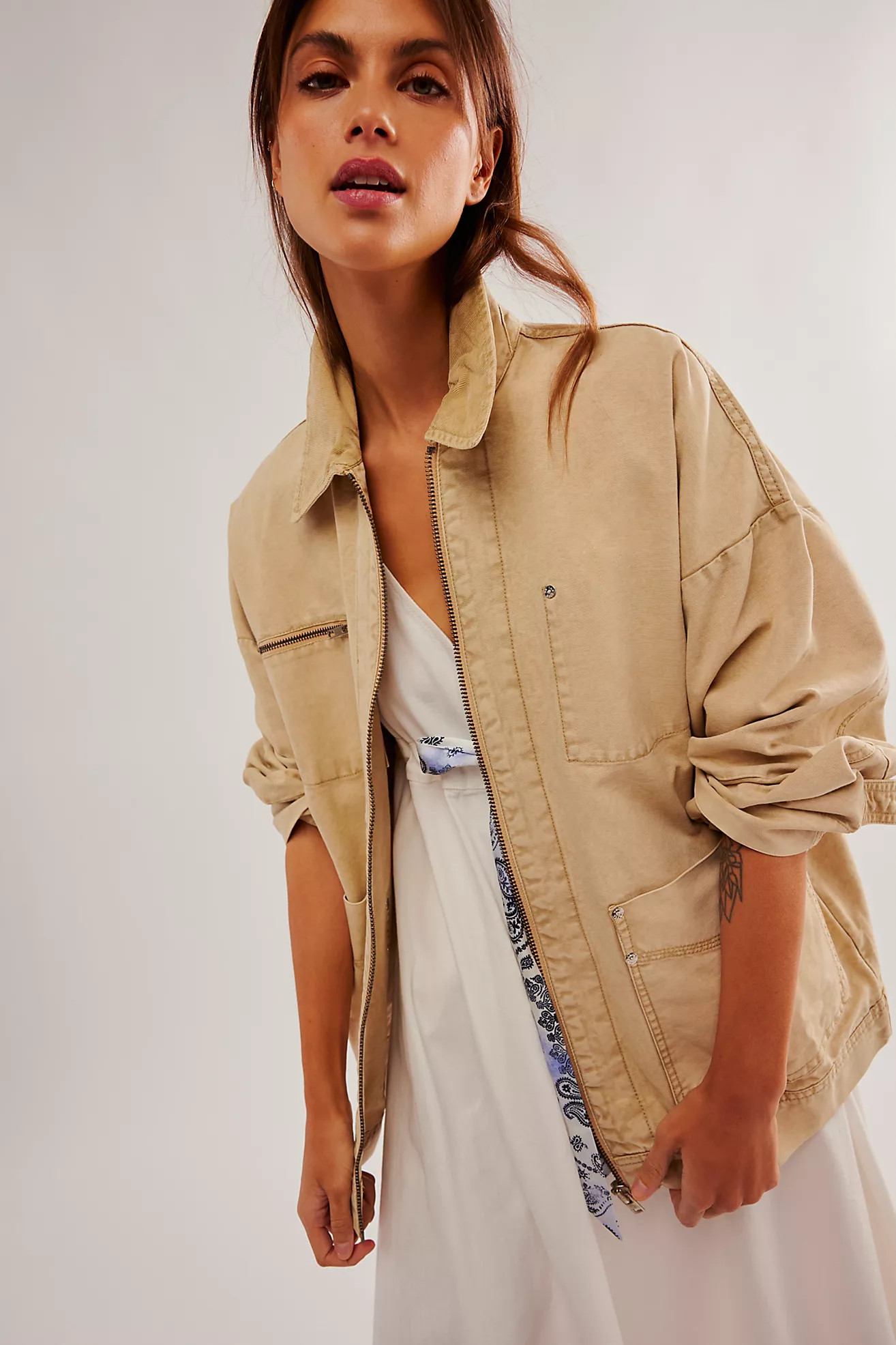 We The Free Easy That Canvas Jacket | Free People (Global - UK&FR Excluded)