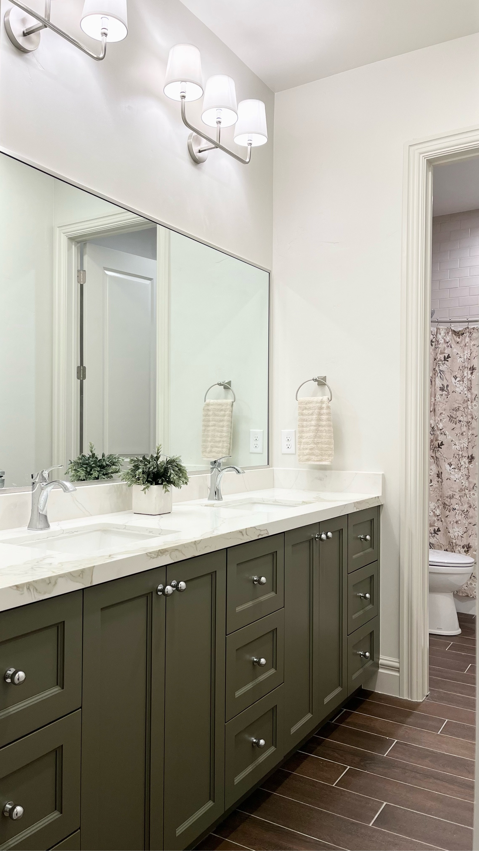 Shop our basement bathroom

#bathroom #bathroomdecor #vanity

Shower curtain, hand towel, cabinet knobs, vanity light, lighting, light fixture, bathroom decor, bathroom style, bathroom, bathroom styling, affordable bathroom look for less

#LTKstyletip #LTKfamily #LTKhome