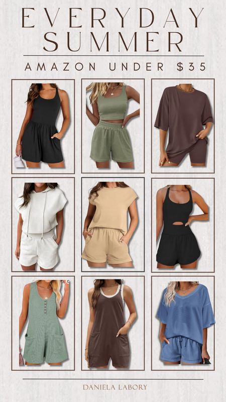 Everyday Summer Outfits from Amazon under $35!

Two piece set, romper, jumpsuit, activewear, casual clothes, vacation, beach, loungewear 

#LTKFindsUnder50 #LTKActive #LTKTravel