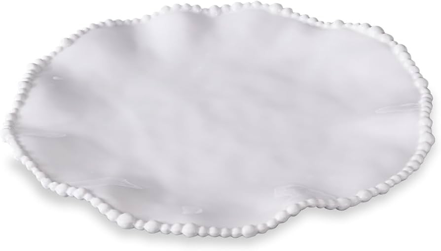 Beatriz Ball VIDA Alegria 11" Dinner Plates, Set of 4 in White - Elegant Luxury Melamine with Pea... | Amazon (US)