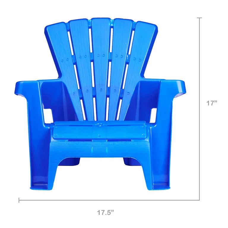 Play Day Adirondack Chair, Assorted Colors, 17" x 17.5" | Walmart (US)
