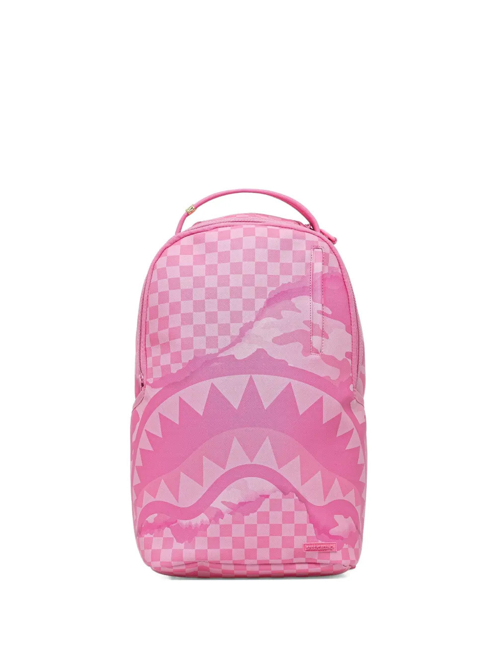 Sprayground checker-pattern backpack - Pink | Farfetch Global