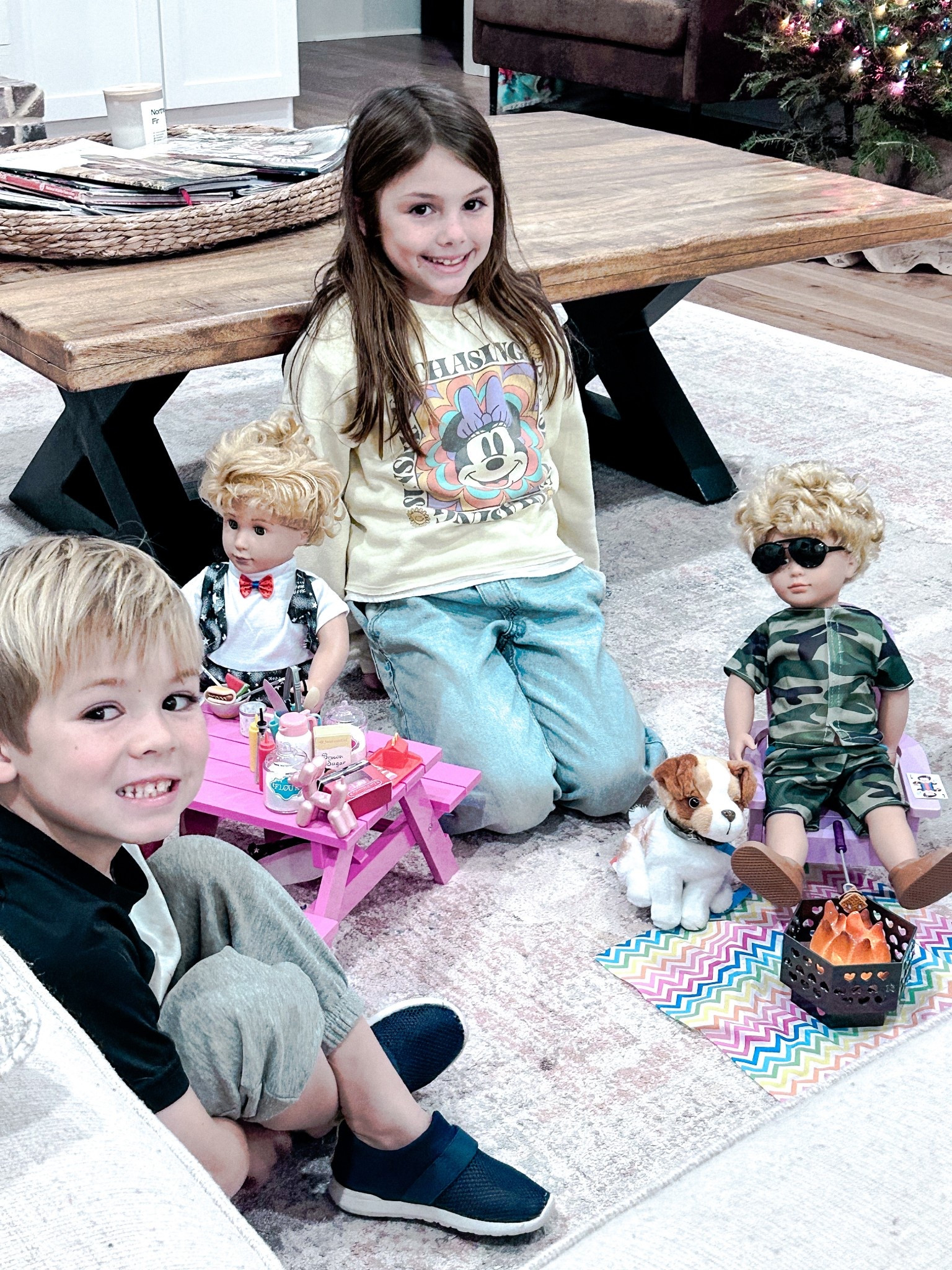 ✨ This holiday season, we broke the mold! My little guy has been loving every moment of playing with his big sister and her 18-inch dolls. For Christmas, he wanted a doll that looked just like him (not a girl), and Santa didn’t disappoint! 🎁❤️ 

He couldn’t wait to dive into the adorable sets we grabbed from @ogdolls . Who says dolls are just for girls? I mean it teaches him to be a better future dad, right? 🙅‍♂️💖 

✨ Let them play, let them explore! Does your little one love playing with dolls too? Share your stories! 👇 #OurGeneration #dollsforall #BrotherSisterAdventures 

💙🎉  comment dolls to get links to the sets we purchased

#LTKmomlife #LTKKids