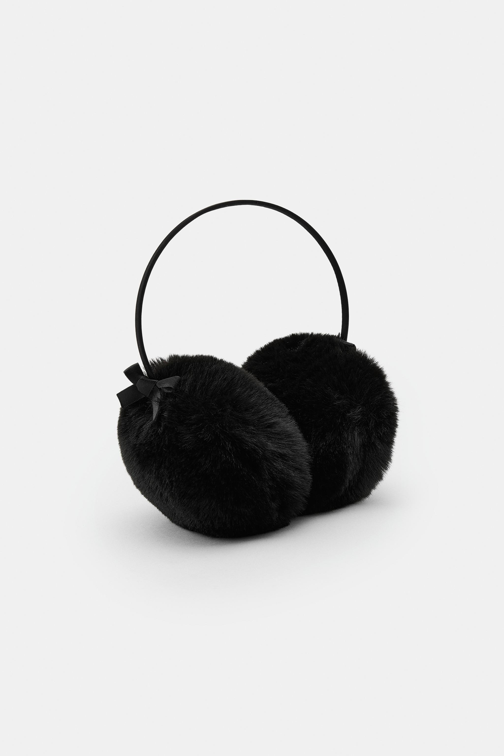 FAUX FUR BOW EARMUFFS | Zara US