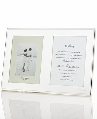 Kate Spade New York Darling Point Double Invitation Frame - Macy's | Macy's