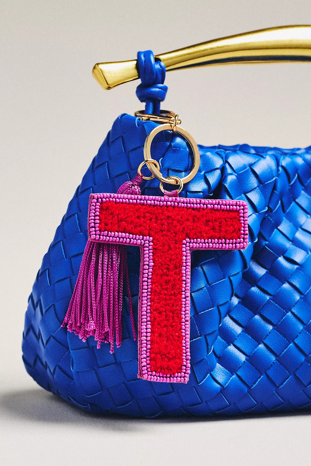 Varsity Monogram Bag Charm | Anthropologie (US)