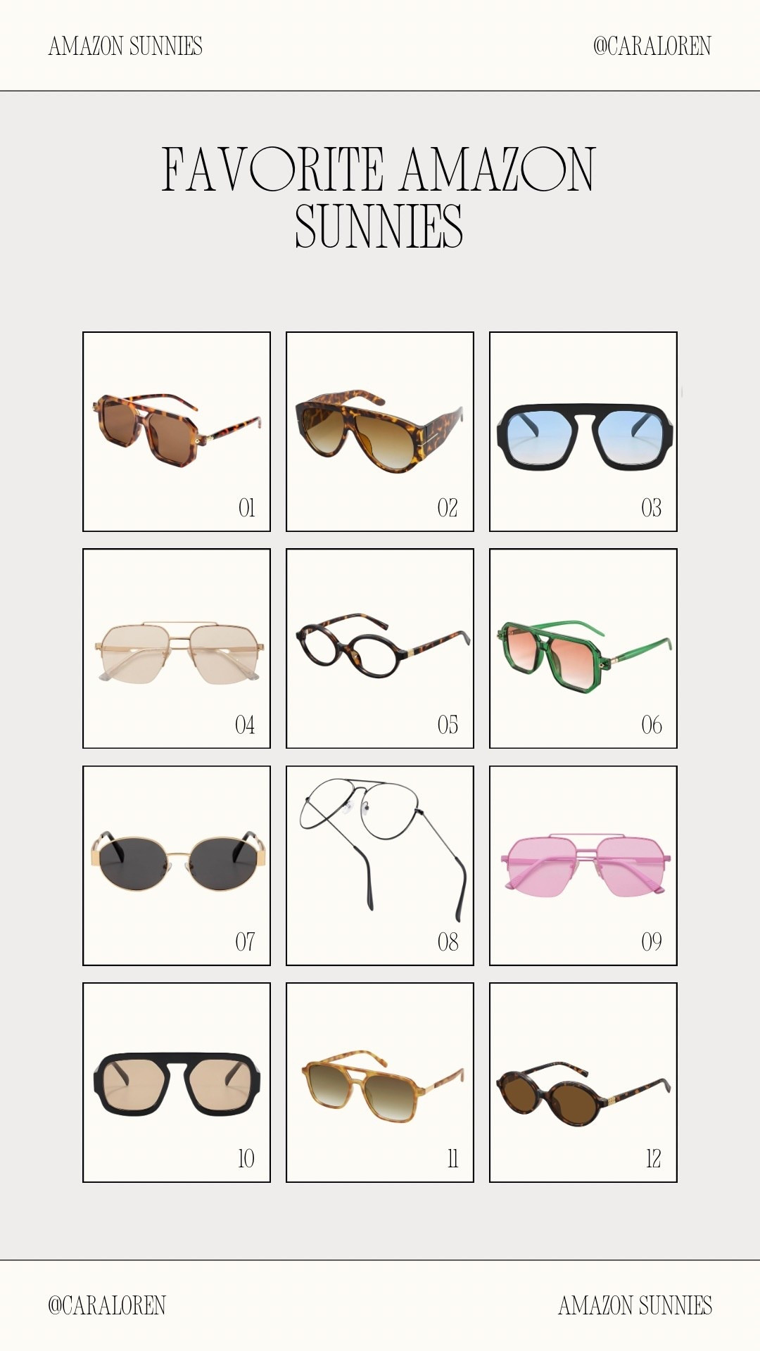 My favorite Amazon sunnies

#LTKmomlife #LTKFindsUnder50