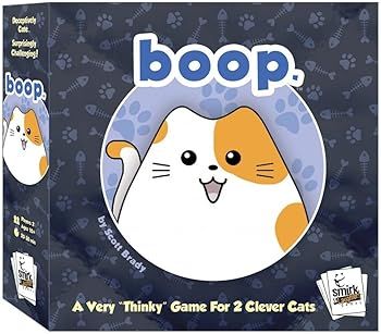 Smirk & Dagger BOOP: Adorable 2 Player Strategy Board Game, with 32 Cat and Kitten Pieces, Makes ... | Amazon (US)