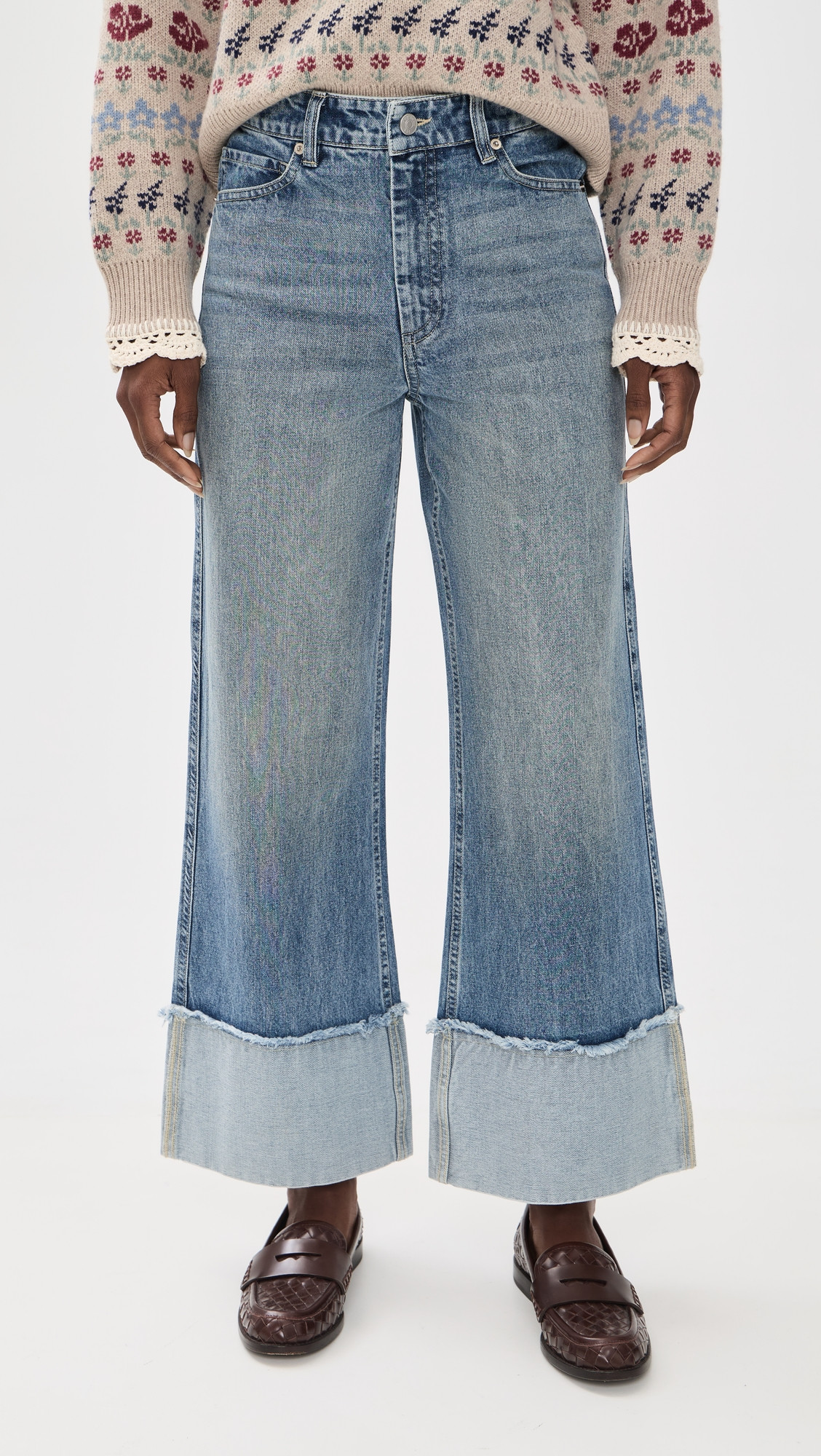 Sea Zayna Denim Straight Leg Jeans Blue 12 | Shopbop