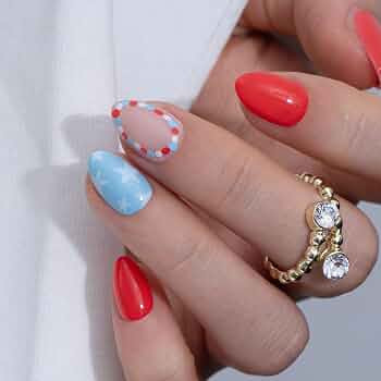 CurvLife Press On Nails \u2013 30Pcs Soft Gel Almond Fake Nails, Reusable Glue On Nail Kit with A... | Amazon (US)