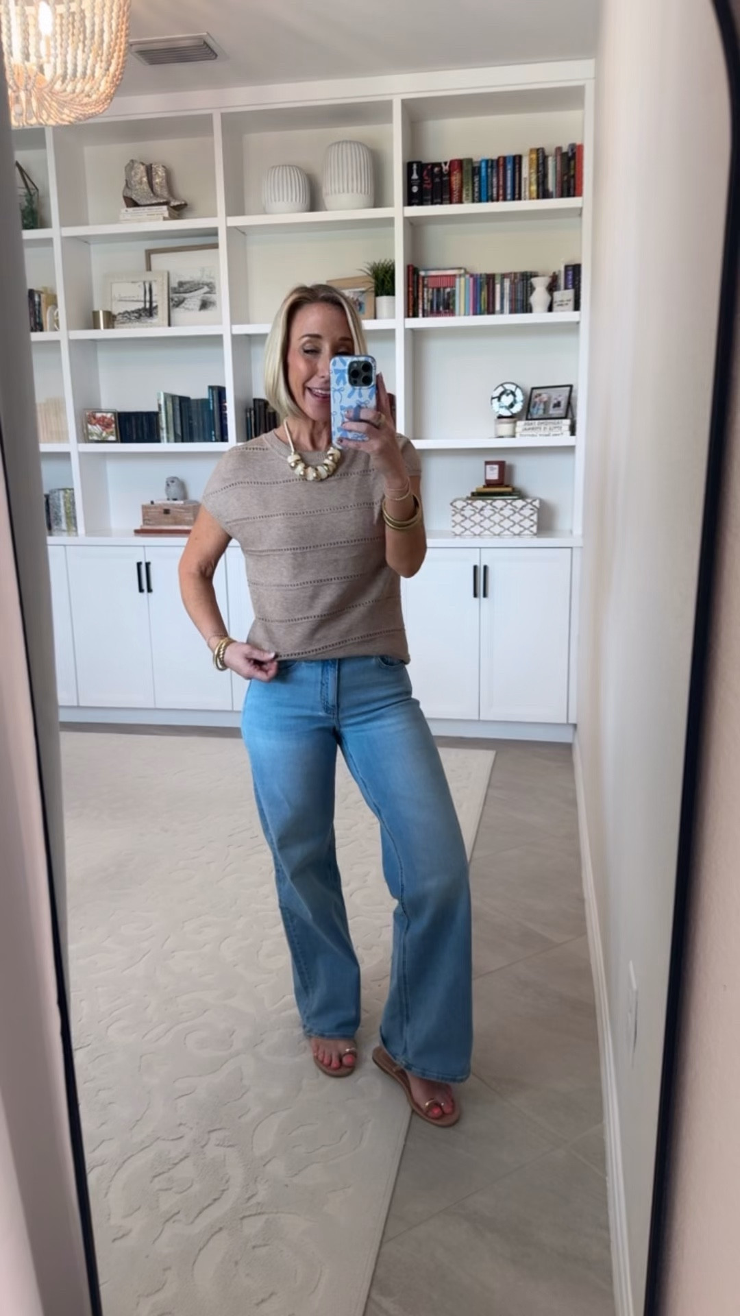 Amazon - comfy and cute unboxing. Lightweight Cap Sleeve Hollow Out Sweater - size Small. 9+ colors. * Bella Stretch Wide Leg Jeans - Size: 25 - Inseam: 30. 

 

#LTKSeasonal #LTKWorkwear #LTKOver40