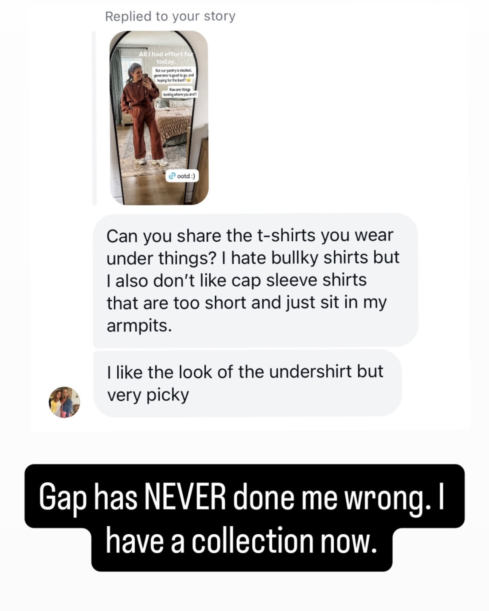 My favorite tee!! I wear an XS (I’m a typical small in other brands). 5’7” 2/4 or size 26 jeans.