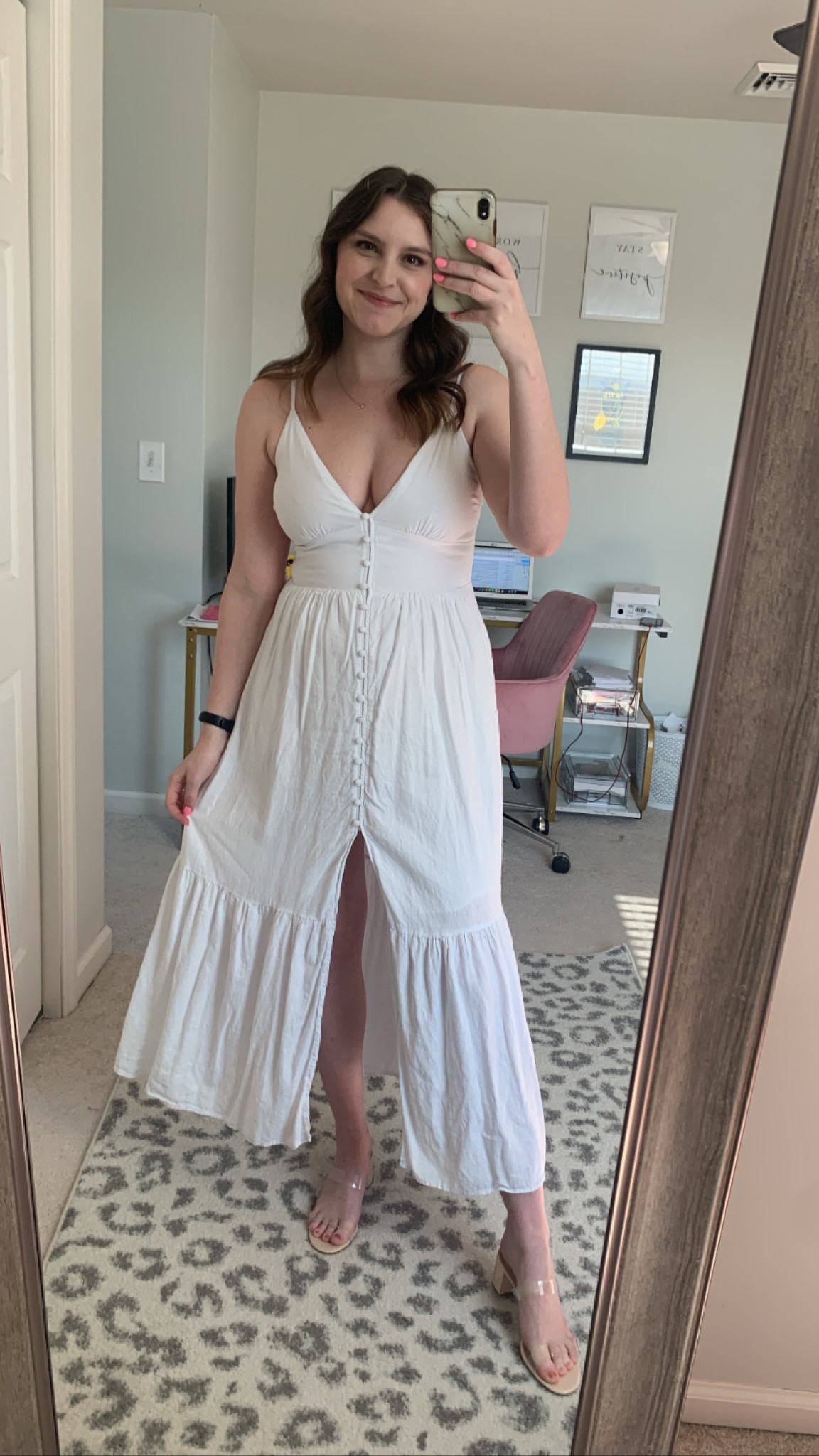 abercrombie button through maxi dress sydtombasco on LTK
