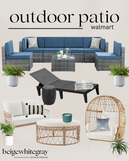 Outdoor patio - Walmart 

Home decor  spring refresh  home decor  home style guide  patio furniture  pillows  

#LTKstyletip #LTKSeasonal #LTKhome