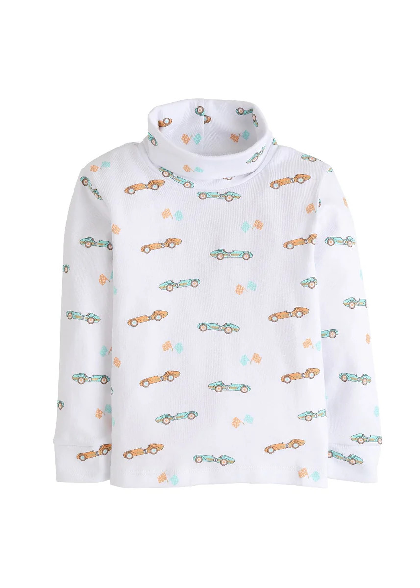 Vintage Racecar Printed Turtleneck | Little English