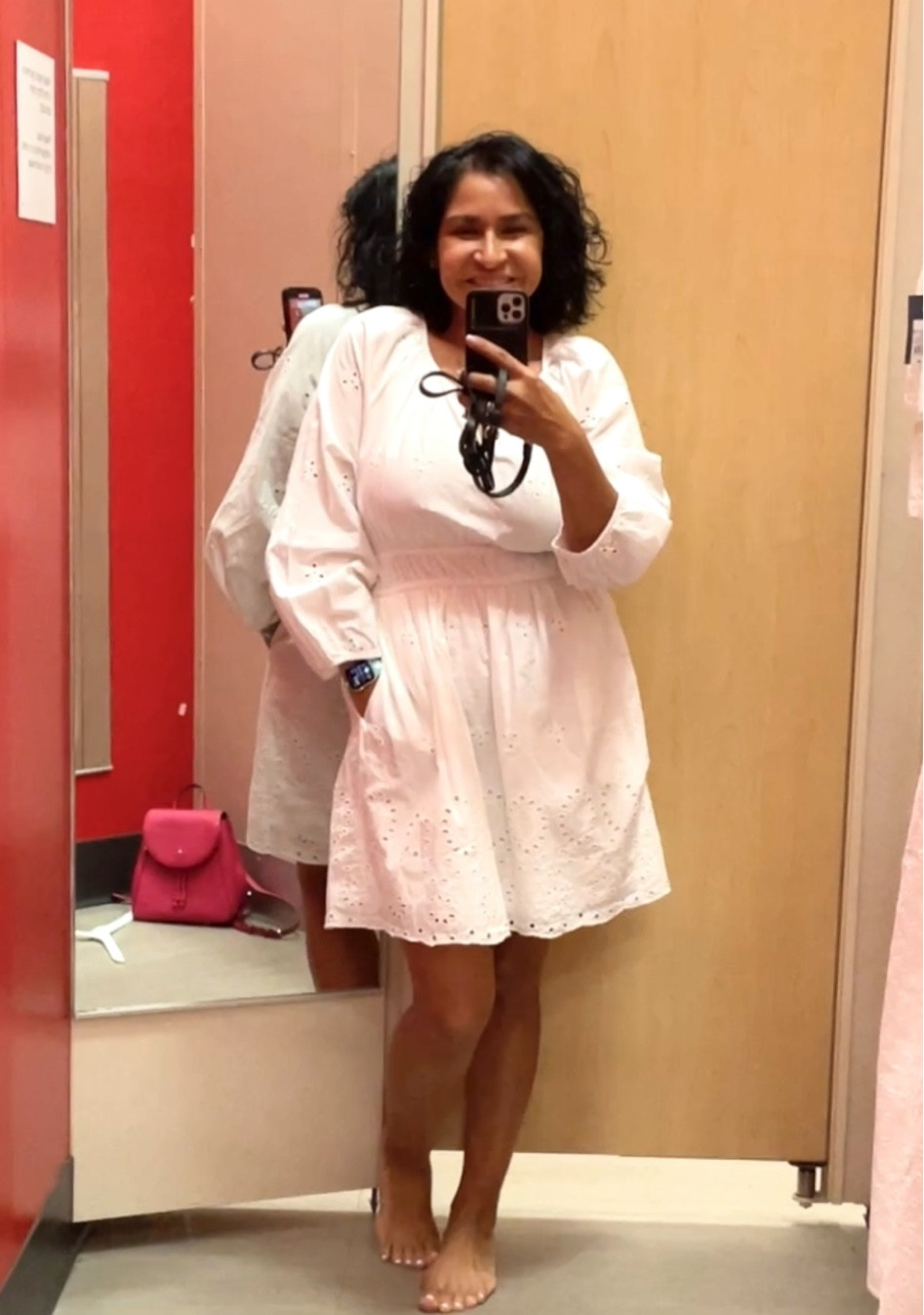 #target #whitedress #eyeletdress #momstyle #petitestyle t spring #summer #vacation #cottondress #whiteeyletdres #flattering 

#LTKstyletip #LTKcurves #LTKFind