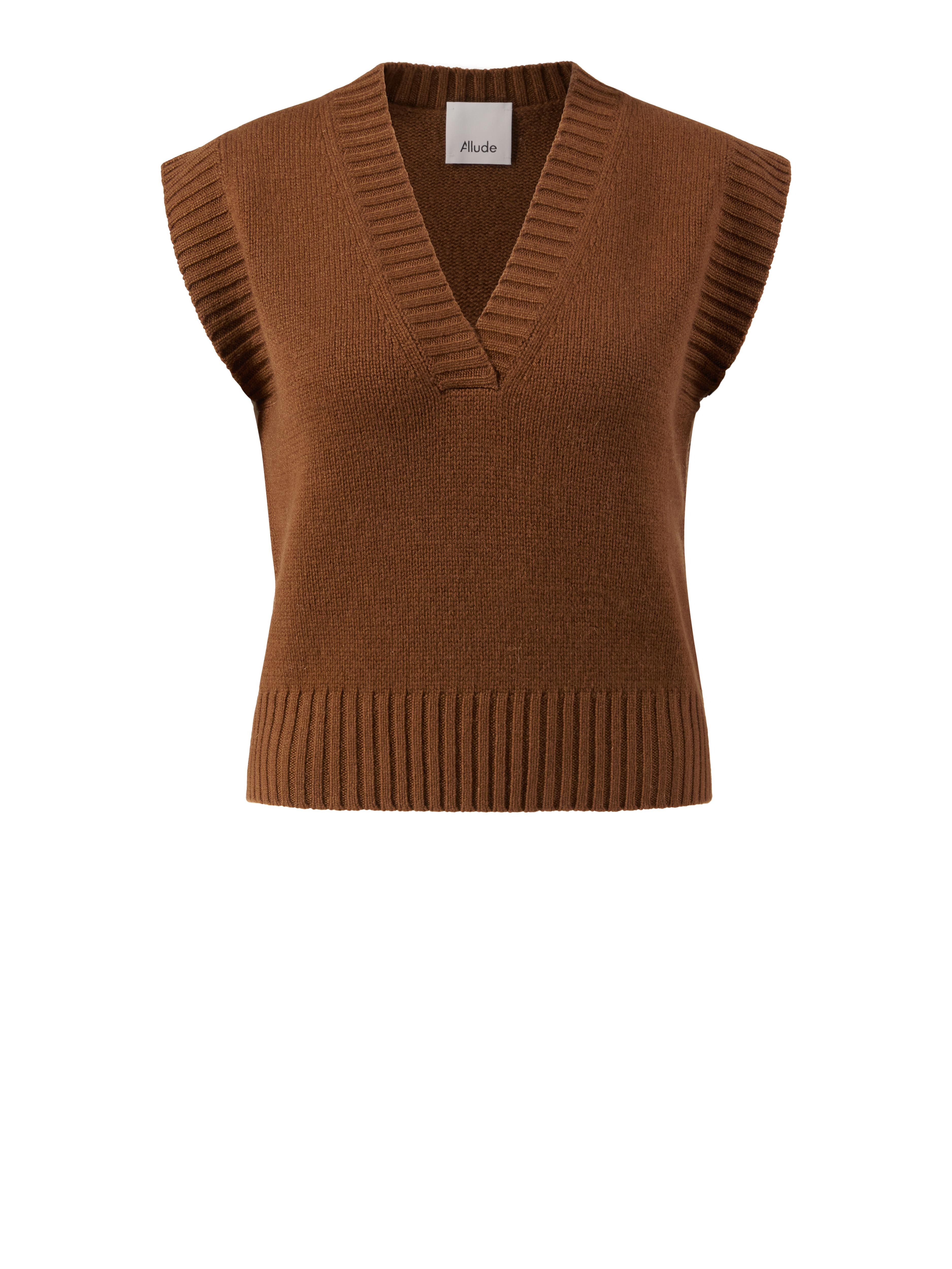 Cashmere-Pullunder Braun | L | 2100006359312 | Unger-Fashion.com