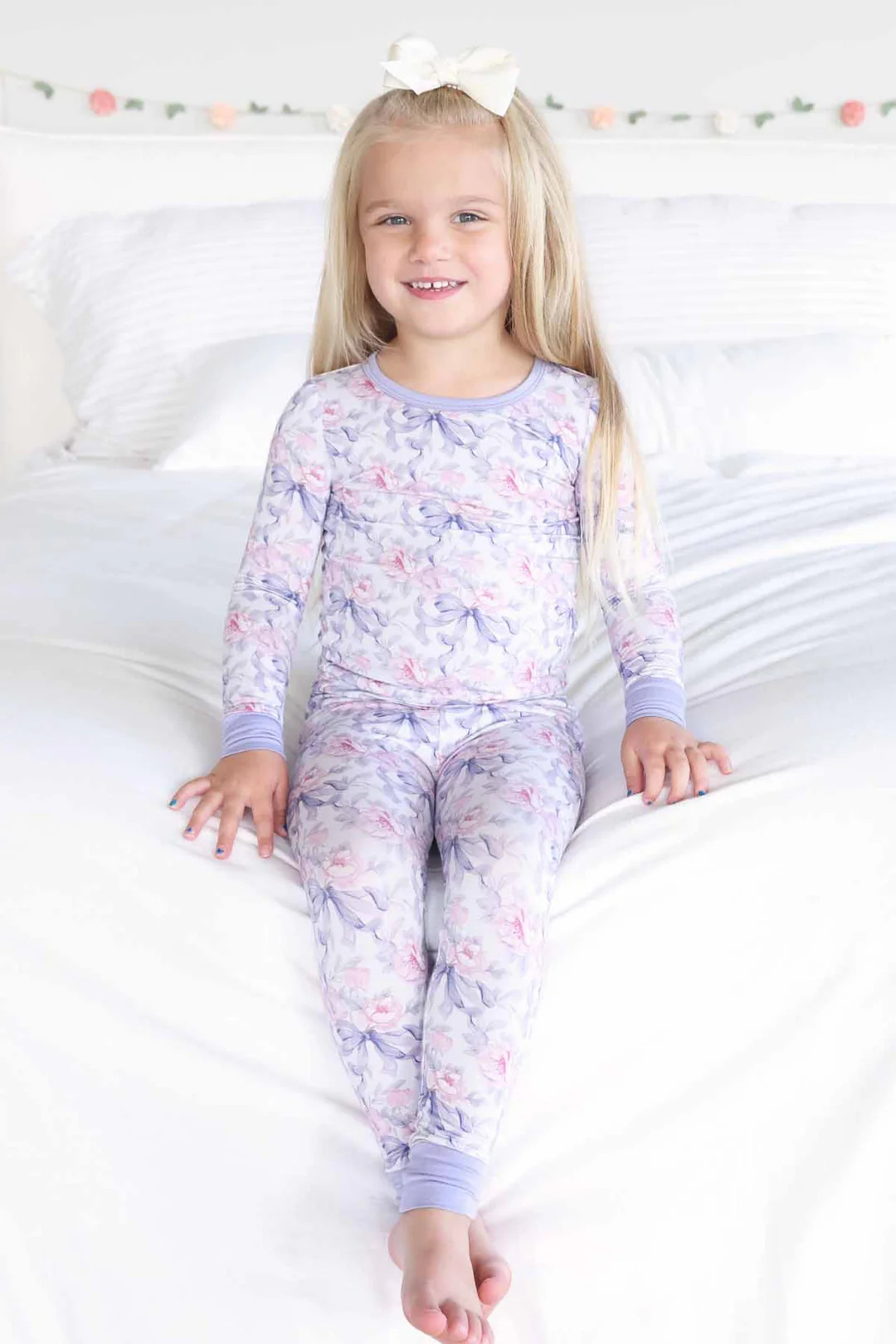 Leighton's Lavender Two Piece Pajama Set | Caden Lane