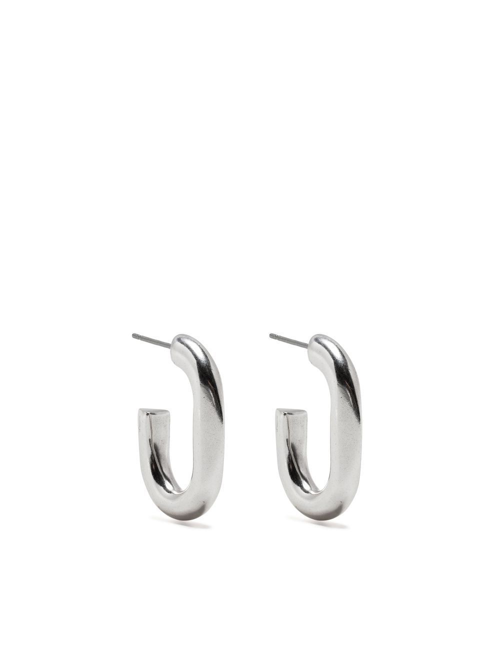 Isabel Marant oval-hoop Earrings - Farfetch | Farfetch Global
