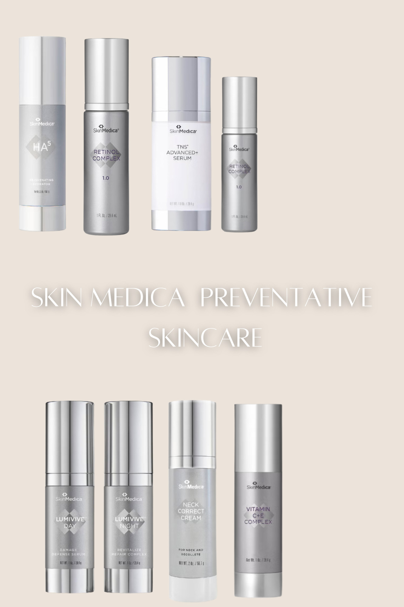 Skinmedica preventative skin care products. Aesthetician approved. 

 #LTKMostLoved #LTKBeauty