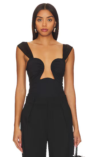 x REVOLVE Double Take Corset Bodysuit in Black | Revolve Clothing (Global)