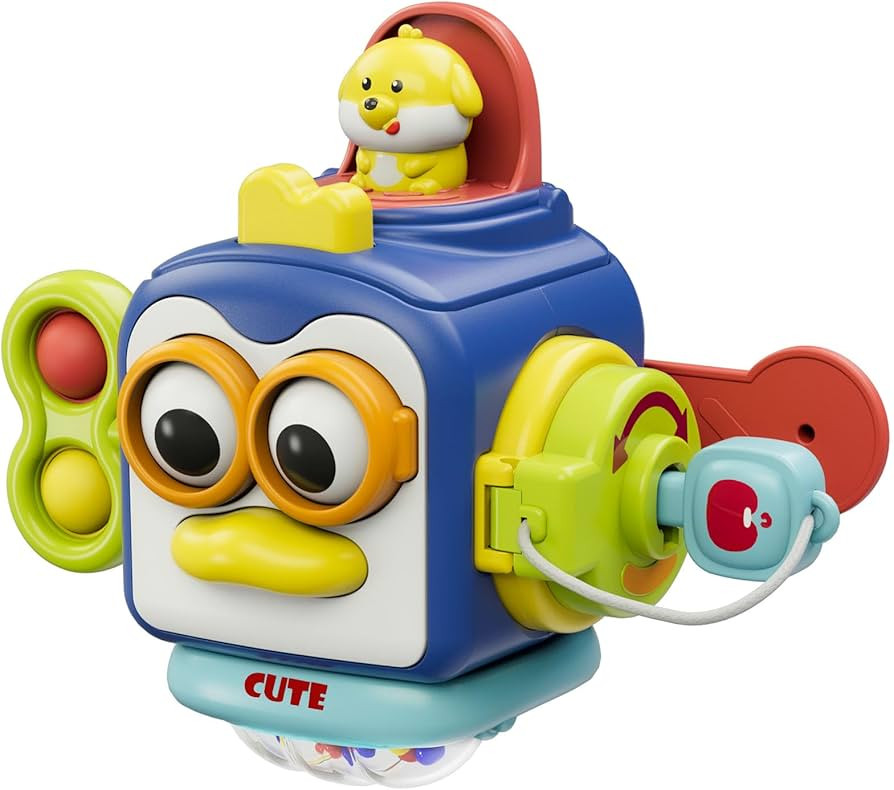 Montessori Toys for 1 Year Old,Sensory Toys for Toddlers 1-3,Baby Travel Activities Busy Board Cu... | Amazon (US)