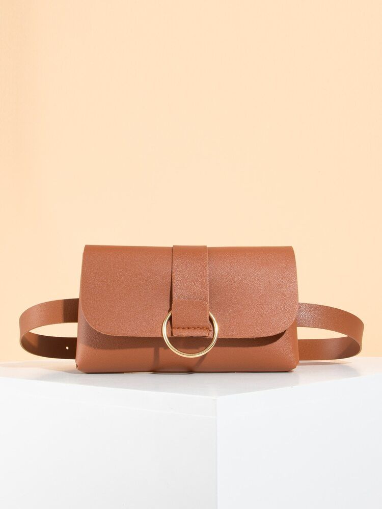 Minimalist Flap Belt Bag | SHEIN