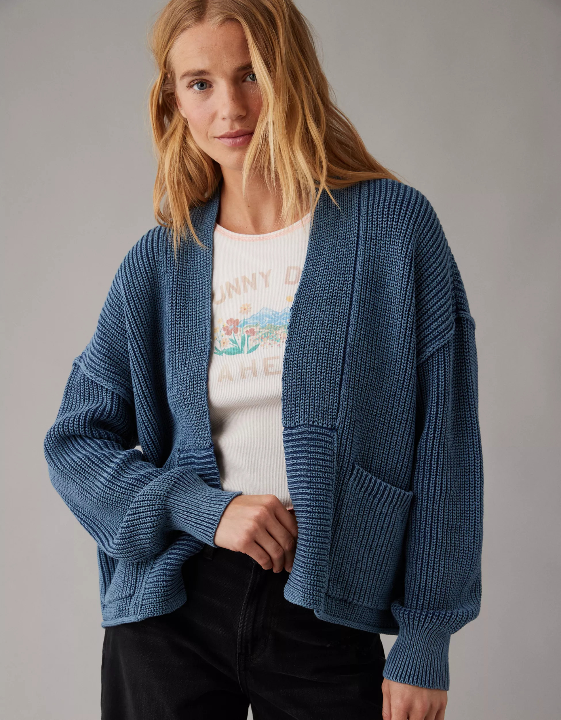AE Slouchy Cardigan | American Eagle Outfitters (US & CA)