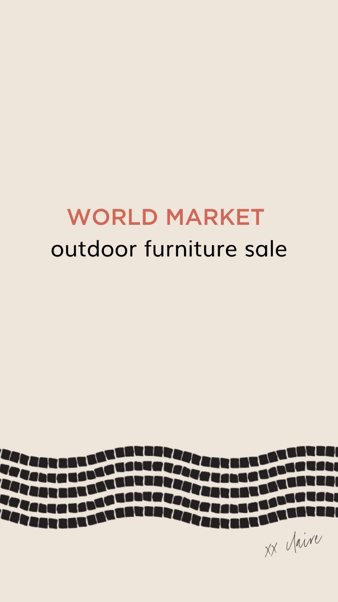 Huge sale at world market on outdoor furniture - up to 50% off! Linking some of my favorites below 

#LTKhome #LTKsalealert #LTKSeasonal