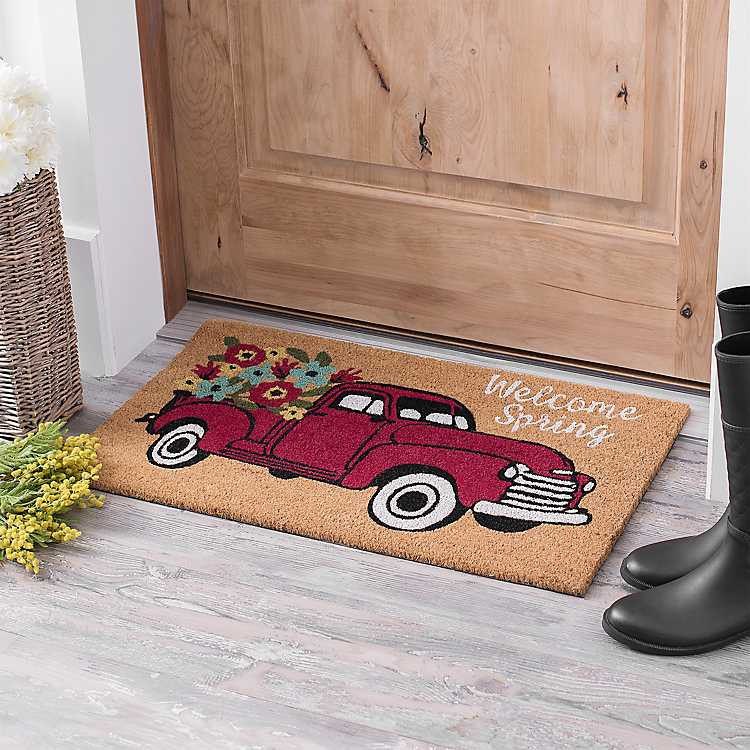Welcome Spring Truck Doormat | Kirkland's Home