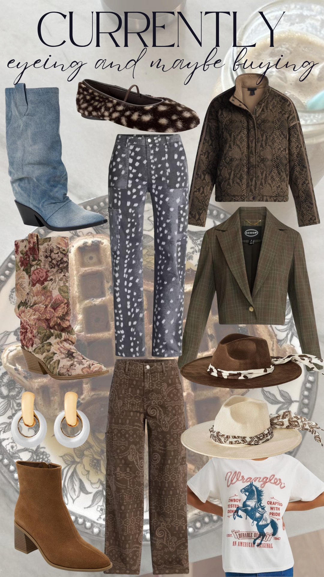 those floral boots are gonna be a NEED for me! 

 #LTKgrwm #LTKootd #LTKSeasonal