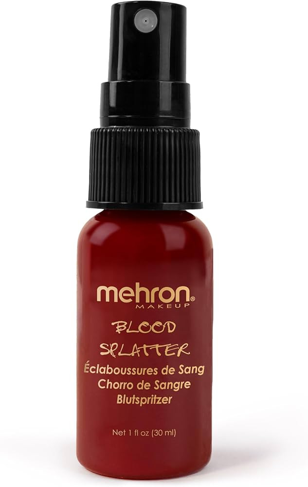 Mehron Makeup Blood Splatter | Professional Fake Spray Blood | Performance, Halloween, Face Paint... | Amazon (US)