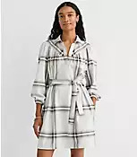 Plaid Yoke Mini Pocket Shirtdress | LOFT