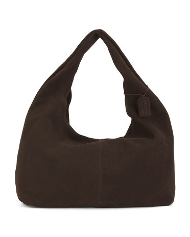 Suede Drapey Hobo | TJ Maxx