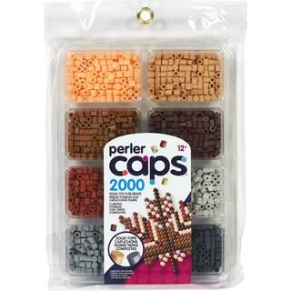 Perler Caps™ Neutrals Bead Tray, 2,000 ct. | Michaels Stores
